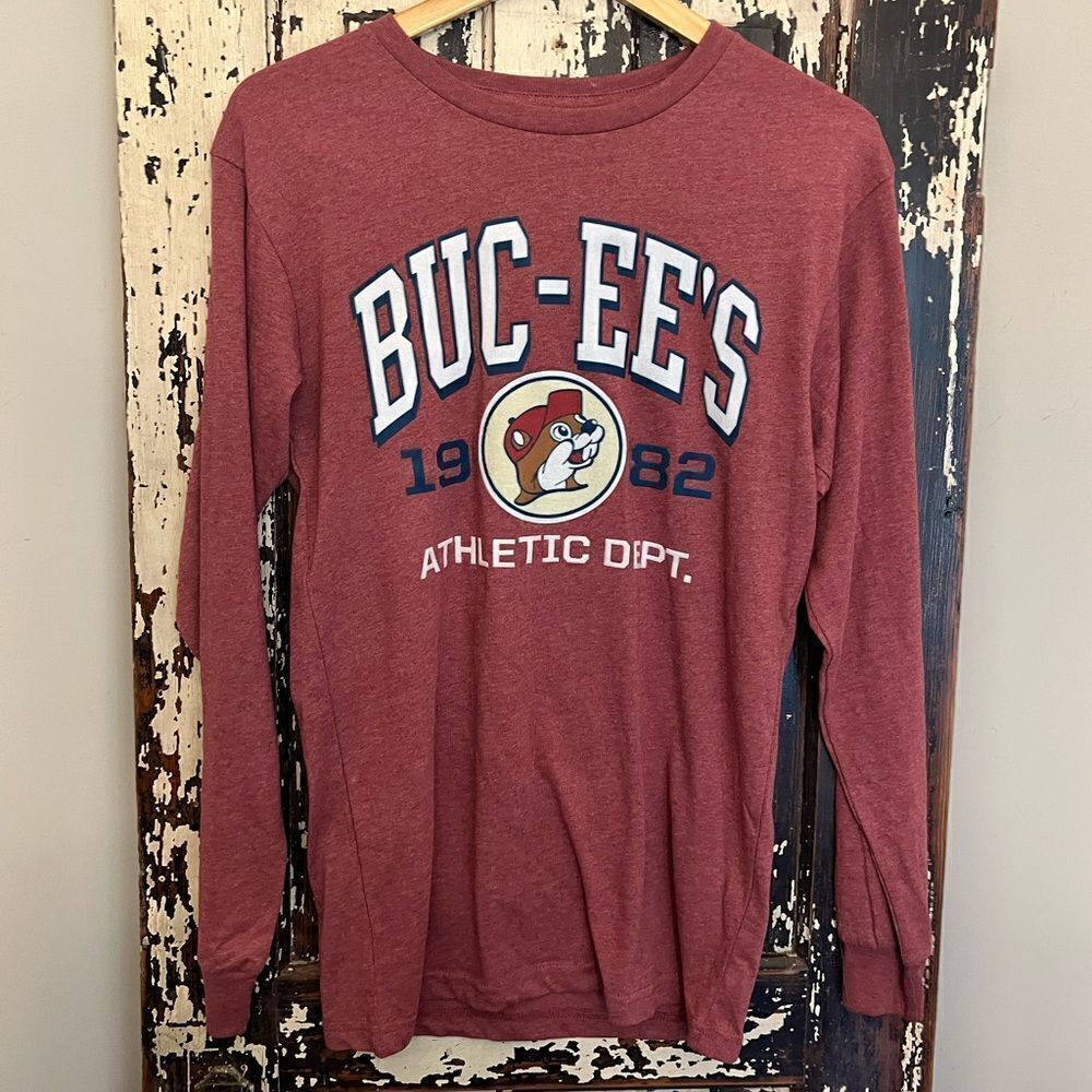 Red Long Sleeve Men's Tee